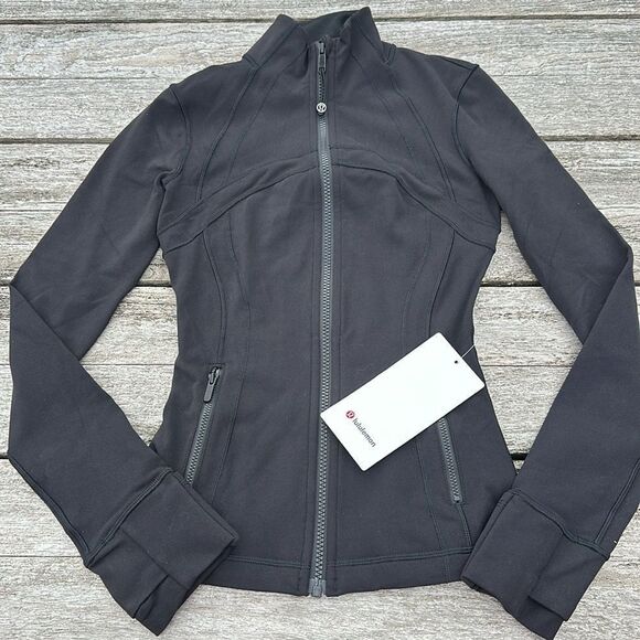 Lululemon Define Jacket Luon Black size 0 NWT influencer - Picture 1 of 8